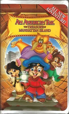An American Tail - The Treasure Of Manhattan Island VHS 2000 Animated Action G • $4.36
