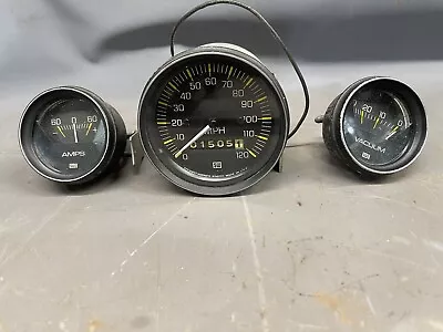 Vintage Stewart Warner 120 Mph Speedometer Drag Racing Rat Hot Rod Ford Chevy • $164.24