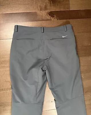 NIKE Tour Performance Golf Pants Men’s 33x32 Gray Stretch Chino 542156 EUC • $24.95