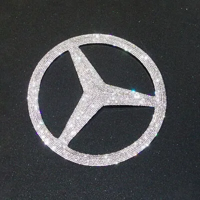 3D Diamond Front Grill Overlays Add-On Logo Emblem AMG Sport For Mercedes-Benz • $23.99