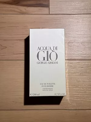 Acqua Di Gio By Giorgio Armani 6.7 / 6.8 Oz EDT Cologne For Men New In Box • $44.99