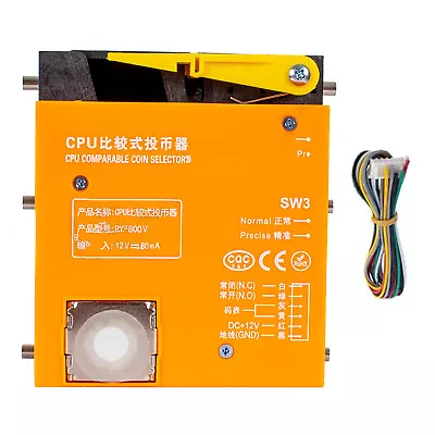 PY-800 CPU Comparable Coin Selector Arcade Token Acceptor For Mechanism Vender Q • £21.59