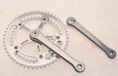 $179.99 • Buy Campagnolo Super Record Strada Crankset 170mm Non-Fluted 144BCD 52/42T Vintage