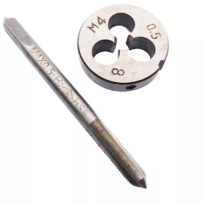 HSS M4 X 0.5mm Tap & M4 X 0.5mm Die Metric Thread Right Hand • $12.17