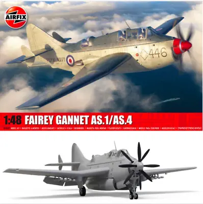 Airfix 1:48 Fairey Gannet AS.1/AS.4 Model Aircraft Kit Skill Level 4 A11007 • £54.99