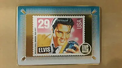 Elvis Presley 1993 Stamp Metallic Images Promotional Sample • $13.90