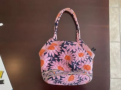 Vera Bradley Campus Tote Blue And Pink Sunflowers Shoulder • $15