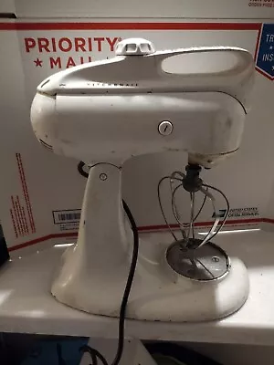 Vtg 1950's KitchenAid Stand Mixer Model 3-C Hobart MCM W/ Wire Whisk Works Great • $25