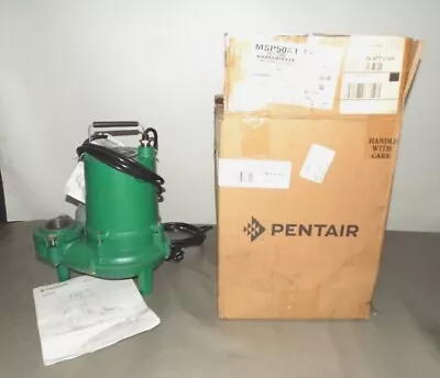 Myers PENTAIR MSP50ACI10 SP Series Sewage Pump With Diaphragm Pressure Switch • $999.99