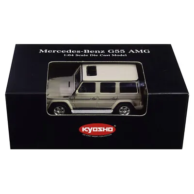 Mercedes Benz G55 AMG Gray 1/64 Diecast Model Car By Kyosho • $30.06