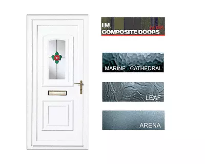 UPVC Rosette Resin Lead Door (485.00 Includes Fitting) And Chrome Furniture • £485