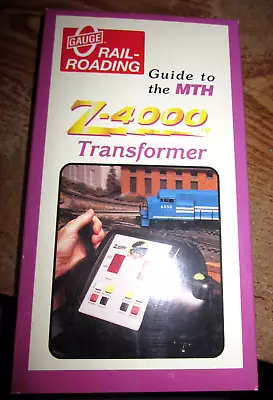 O Gauge Railroading Video Guide To The MTH Z-4000 Transformer (1998) VHS EXC • $9.99