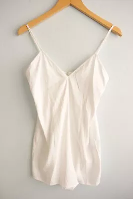 Alice McCall Womens Found U Playsuit Size 8 Ivory Strappy V Neck Stretch Zip • $39