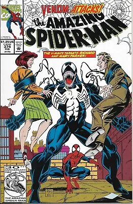Amazing Spider-Man # 374 NM MARVEL COMICS 1992 VENOM ATTACKS! • $11.95