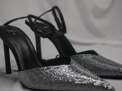 $75 • Buy Zara Sparkly Shoes Brand New 