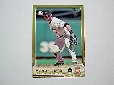 Marco Scutaro 2015 Topps Gold Parallel Card #394 • $1.25