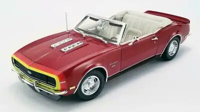 Acme 1:18 1968 Chevrolet Camaro Convertible SS Unicorn D88 Red A1805718 • $104.99