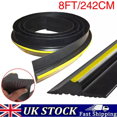 Heavy Duty Garage Door Floor Threshold Weather Seal Rubber Draught Rain Excluder • £12.99