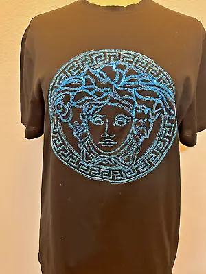 Versace T-shirts Logo Design  Medusa  New Without Tags 2019 Stock Black Sequins • $99