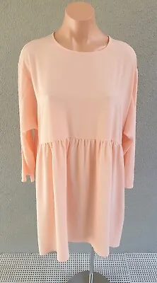 $27.55 • Buy 💜 ASOS Dolman Sleeve A-Line Dress Peach Size 16 Buy7=FreePost L038