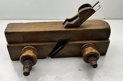 Vintage R W Booth Cincinnati Wood Moulding Plane Ohio Tool Irons Carpenter • $73.95