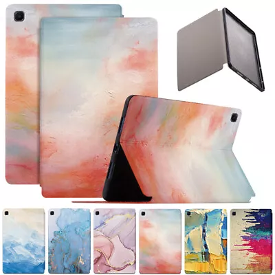 For Samsung Galaxy Tab A A7 A8 A9 S2 S5e S6 S7 S8 S9 Leather Stand Case Cover • $18.19