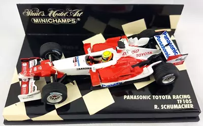 Minichamps 1:43 Ralf Schumacher Panasonic Toyota TF105 F1 2005 400050017 • £24.95