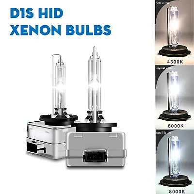 A Pair New D1S OEM HID Xenon Headlight 35W Super Bright Replacement Light Bulbs • $23.89