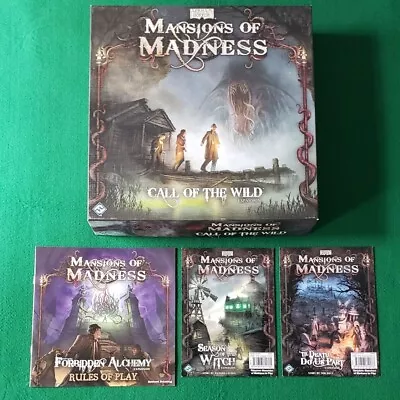 Mansions Of Madness: Call Of The Wild + Forbidden Alchemy + 2 Expansions Bundle • $468.28