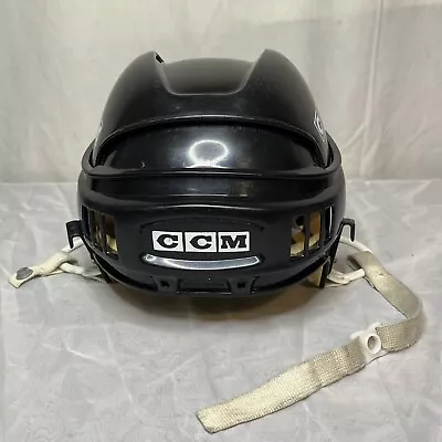 CCM HT2 Ice Hockey Helmet Black Size Adult Large 6 7/8 - 7 1/8 Vintage 1990's • $43