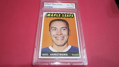 1965 Topps #19 George Armstrong Psa8 • $166.27