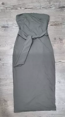 KOOKAI Army Green Strapless Dress Size 0 6 - 8 • $24.95