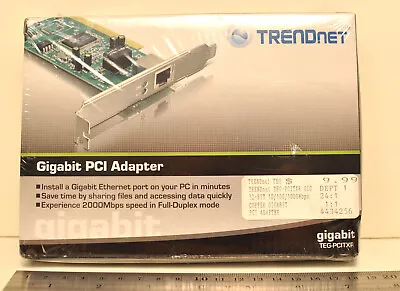 Trendnet TEG-PCITXR Gibabit PCI Network Adapter New • $9.99