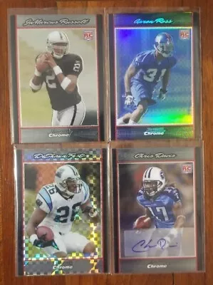 2007 Bowman Chrome Vet Rookie & Parallel Football Cards Pick Your Player! • $0.99