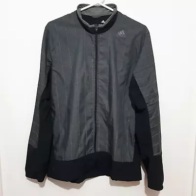 $39.95 • Buy Adidas Climaproof Supernova Jacket Mens Black & Grey Windbreaker Size Large