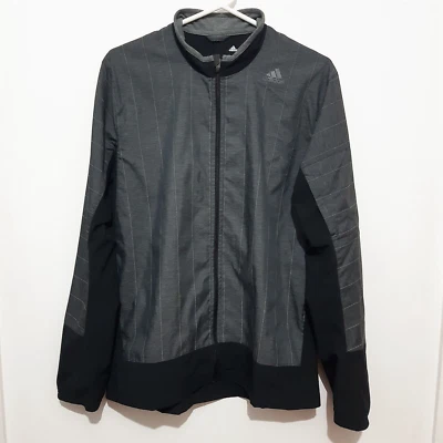 $39.95 • Buy Adidas Climaproof Supernova Jacket Mens Black & Grey Windbreaker Size Large