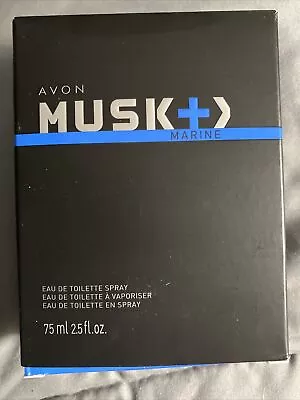 Avon ~ Mens Musk ~ Marine ~ 2.5 Fl Oz • $20.80