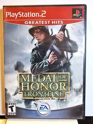 Medal Of Honor: Frontline (Sony PlayStation 2 2002) PS2 CIB Complete!!! • $5