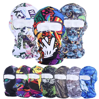 $7.99 • Buy Windproof Ski Mask Tactical Balaclava Motorcycle Face Masks Hood For Men Women