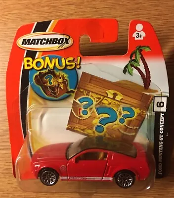 Matchbox Ford Mustang GT Concept Red Mint. • £3