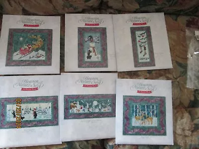 Quilt Patterns Set Of 6:  Heaven And Nature Sing   McKenna Ryan • $10