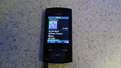 Sony Walkman NWZ-S544 Black ( 8 GB ) Digital Media Player Built IN SPEAKERS VG!! • $69.95