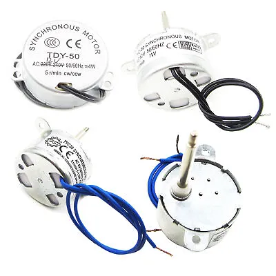 TYC-40 12V AC SYNCHRONOUS MOTOR 5RPM For Optical Flower Decoration Good A3GU • $3.30