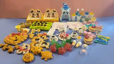 Miniature LOT Rement Kitchen Food Cookies Cake Dishes MORE Fits Barbie Doll 1:6 • $10.99