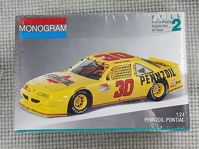 BRAND NEW Monogram #30 Michael Waltrip Pennzoil NASCAR Model Car Kit 1991 Sealed • $18