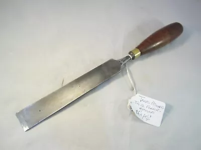 Rare Wide Howarth Timber Framing Wood Chisel Gouge 1-1/8  Cut 14-1/2  • $19.99