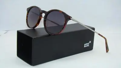 £147.25 • Buy Mont Blanc MB 549 52B Havana Sunglasses CARL ZEISS Grey Gradient Lens Size 49