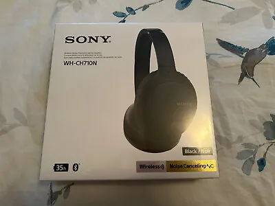$79.99 • Buy Sony WHCH710N Wireless Noise-Canceling Over The Ear Headphones - Black New