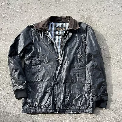 Barbour Waxed Rain Jacket • $100