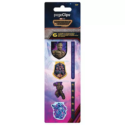 Marvel Guardians Of The Galaxy Vol. 3 Magnetic Page Clip Bookmarks Multi-Color • $12.98